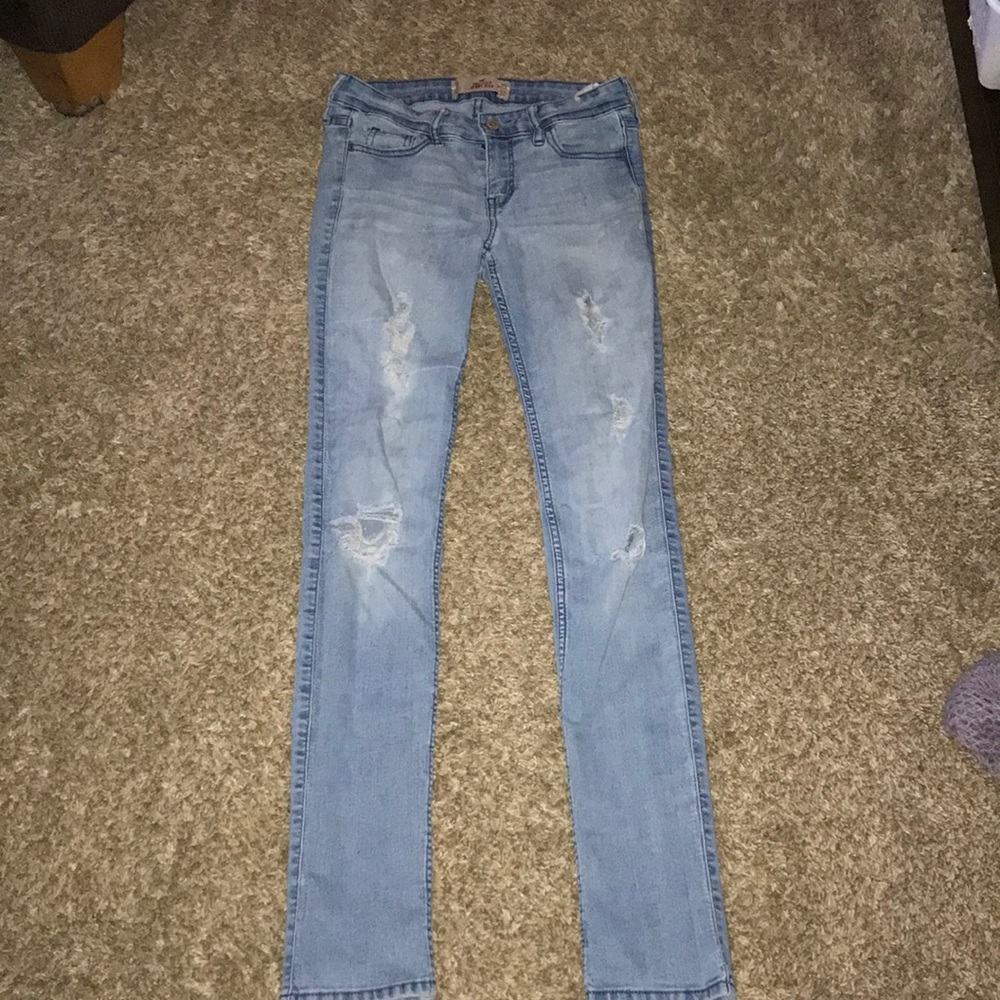 HOLLISTER 1R skinny jeans  distressed